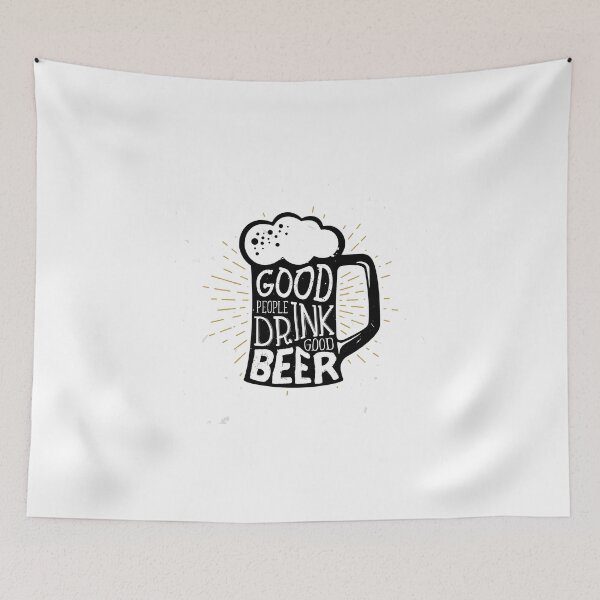 Item preview, GOOD PEOPLE DRINK GOOD BEER DESIGN designed and sold by Picspot.