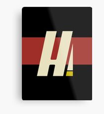 Hyperion Heroism Red Metal Print