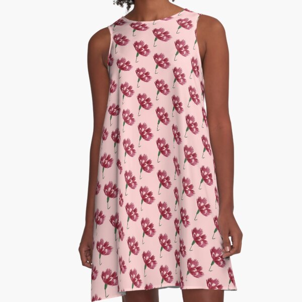 Watercolor flowers A-Line Dress