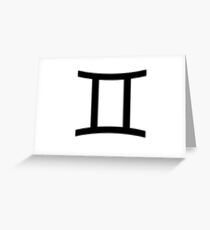 Gemini Greeting Card