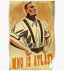 Who Is Atlas Poster