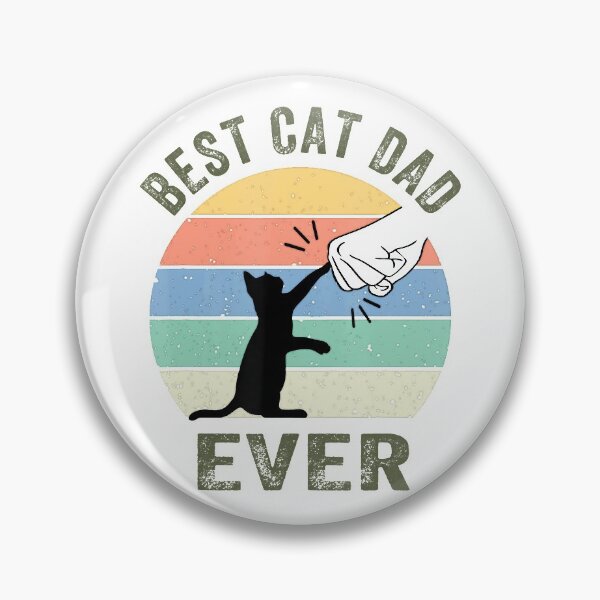 Item preview, Best Cat Dad Ever Shirt Cat Retro Vintage Bump Fit cat daddy designed and sold by taloriny.