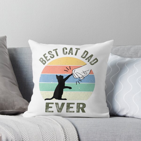 Item preview, Best Cat Dad Ever Shirt Cat Retro Vintage Bump Fit cat daddy designed and sold by taloriny.