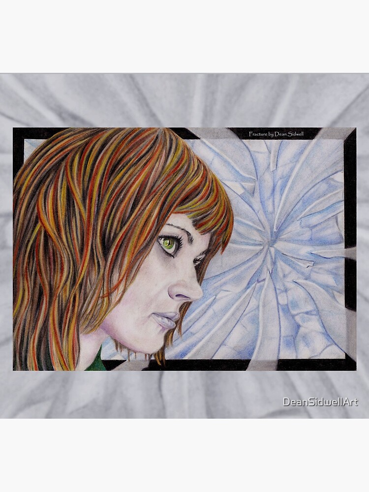 Fracture: Original colour pencil drawing by Dean Sidwell by DeanSidwellArt