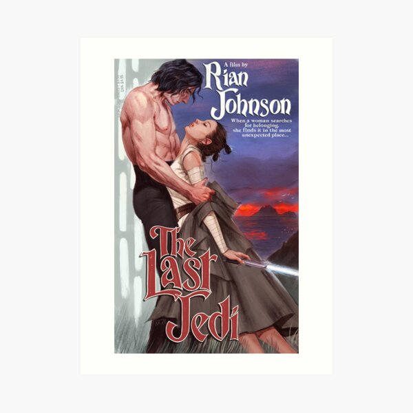 Reylo Romance Novel Cover Art Print