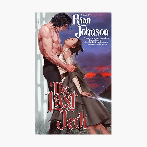 Reylo Romance Novel Cover Photographic Print