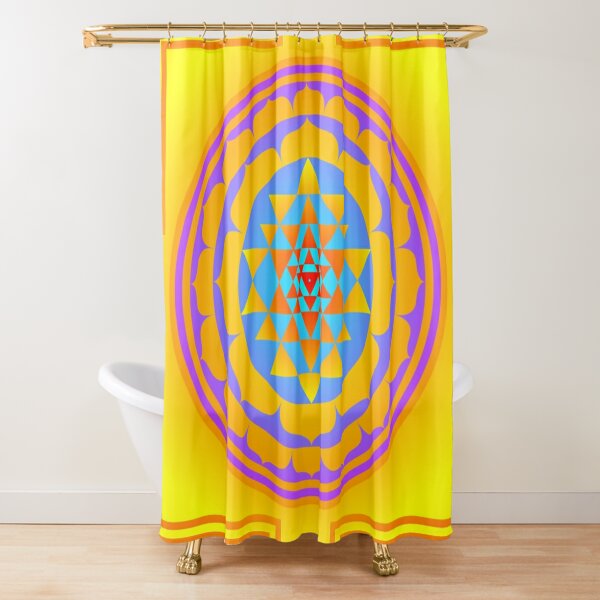 Shri Yantra, Sri Yantra, Shri Chakra  Shower Curtain