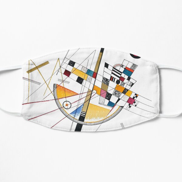 Kandinsky Delicate Tension No. 85, 1923 Artwork Reproduction, Design for Posters, Prints, Tshirts, Men, Women, Kids, Youth Mask