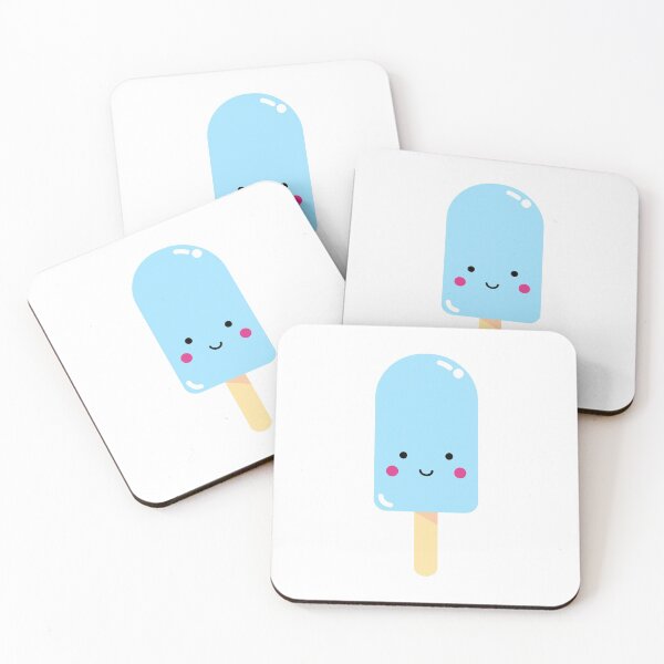 Item preview, Blue Kawaii Ice Pop designed and sold by Design Minds Boutique.