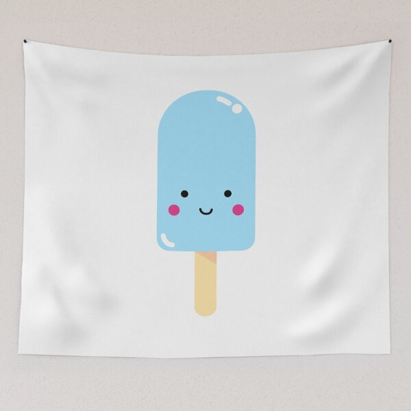 Item preview, Blue Kawaii Ice Pop designed and sold by Design Minds Boutique.