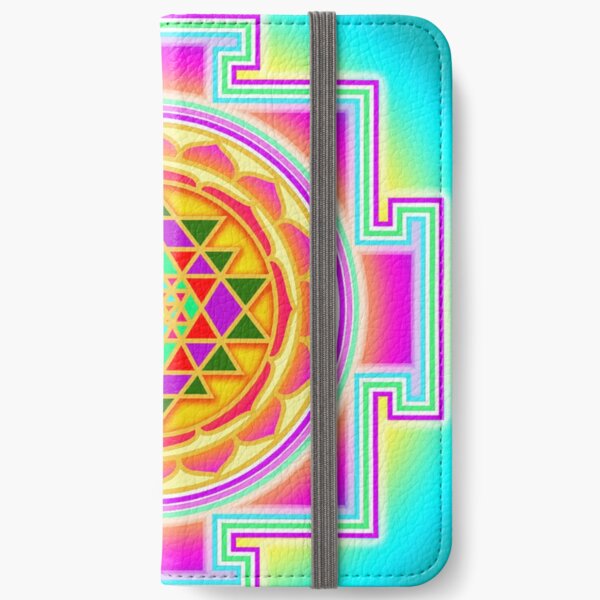 Shri Yantra, Sri Yantra, Shri Chakra  iPhone Wallet