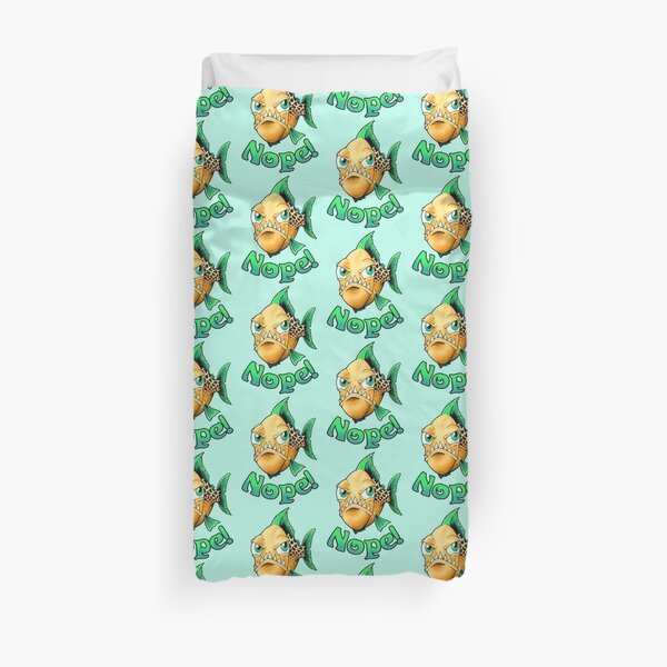 Nope! Duvet Cover