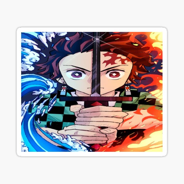 Demon Slayer Tanjiro Sticker By Xelag Redbubble 5006