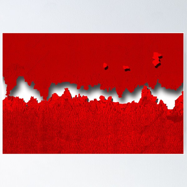Item preview, The red wall! designed and sold by dominiquelandau.