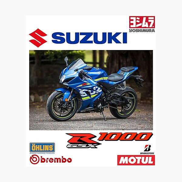 Suzuki GSXR1000 design (02) Photographic Print