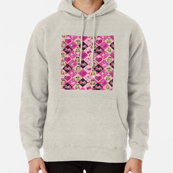 pink barbie hoodie