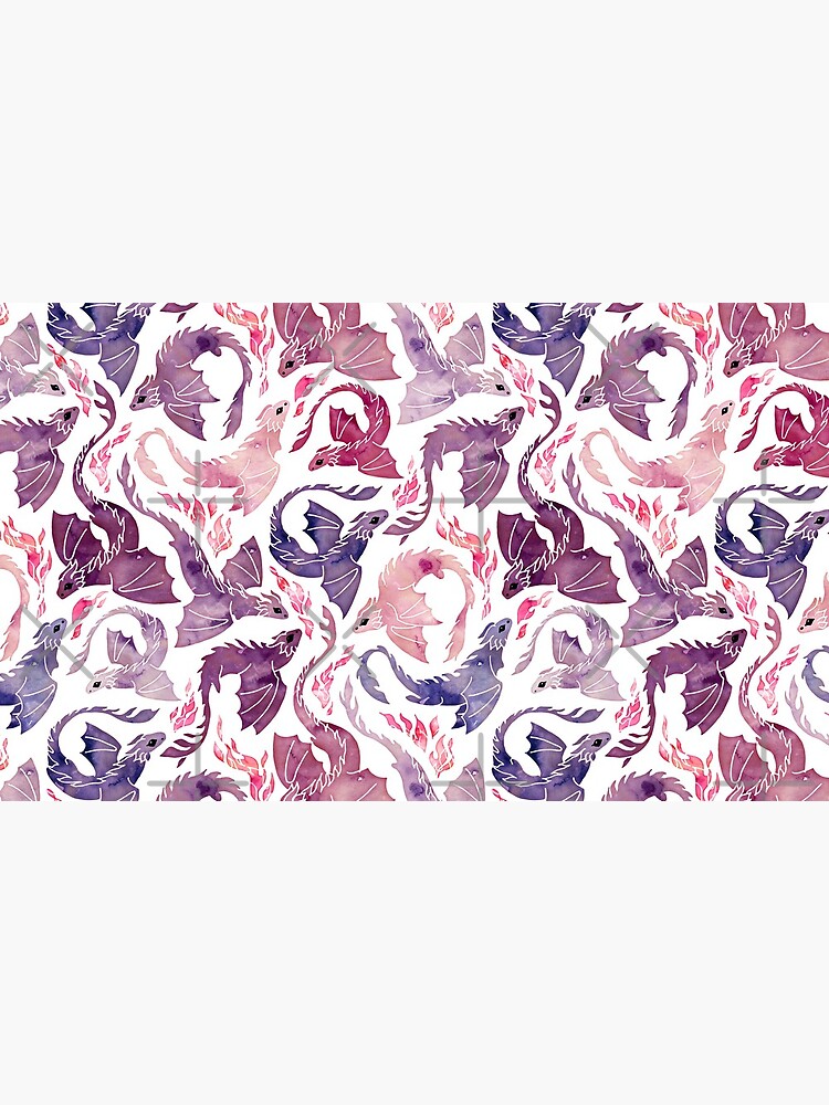 Dragon fire pink & purple by adenaJ