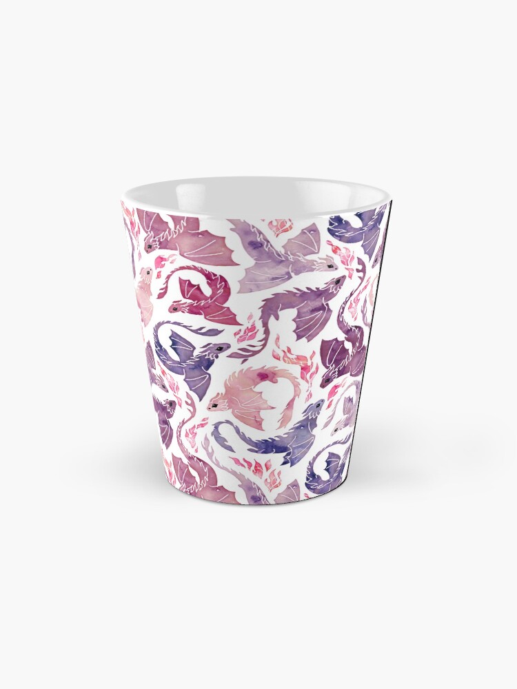 Alternate view of Dragon fire pink & purple Mug