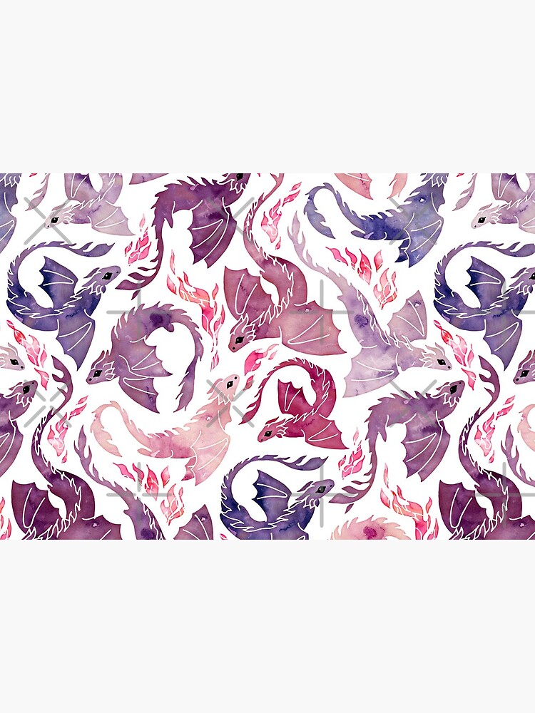 Dragon fire pink & purple by adenaJ