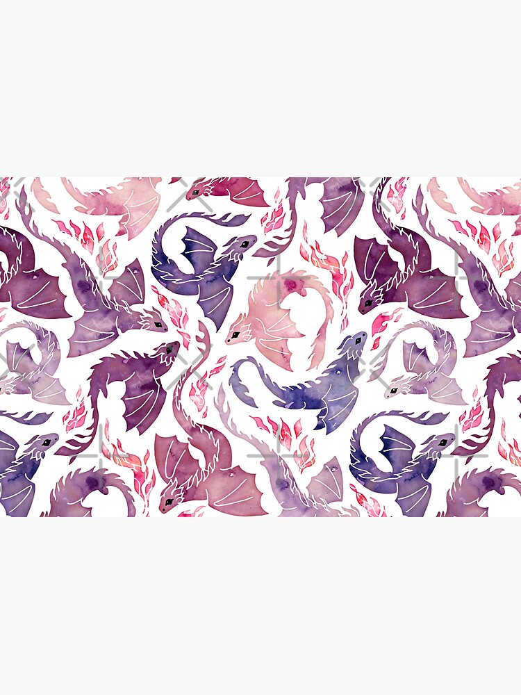 Dragon fire pink & purple by adenaJ