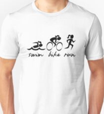 Swim Bike Run Girl Unisex T-Shirt