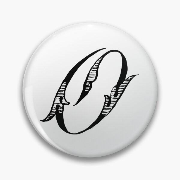 Item preview, Vintage Stylish Black and White Monogram Letter O designed and sold by Vintage-TM.