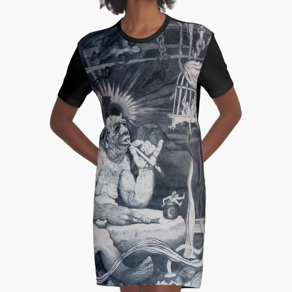 "From Screwtape to Wormwood" Oliver Grimley Fine Art Graphic T-Shirt Dress