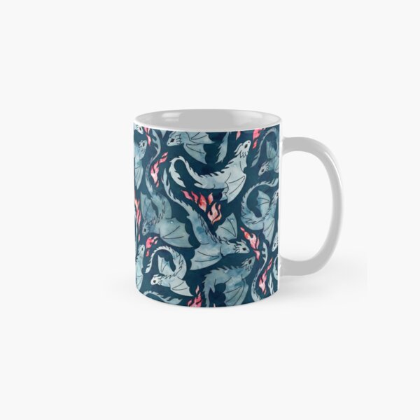 Dragon fire dark blue Classic Mug