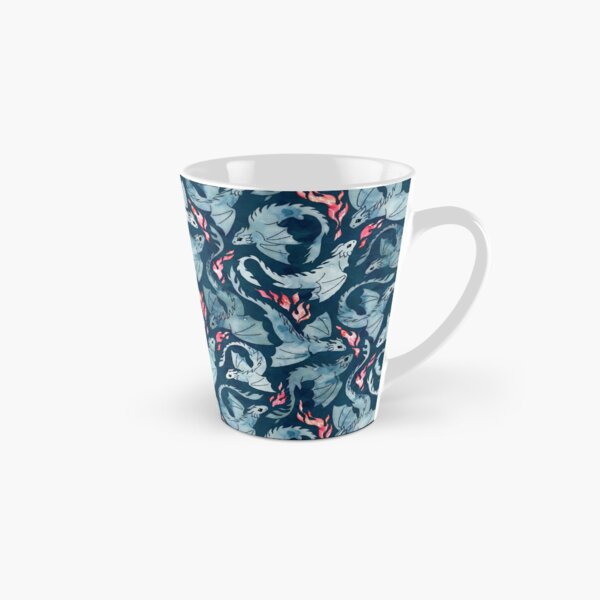 Dragon fire dark blue Tall Mug