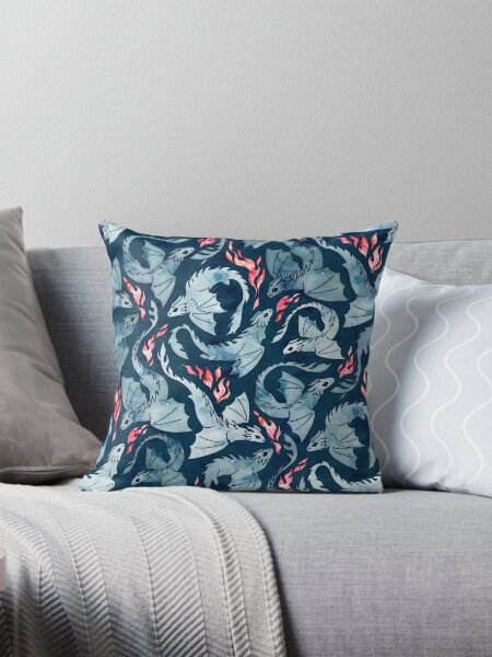Item preview, Dragon fire dark blue designed and sold by adenaJ.
