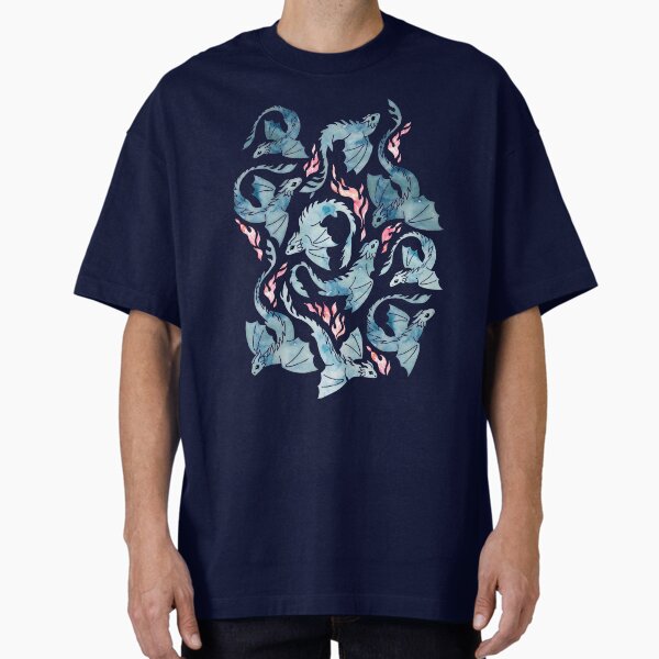 Item preview, Dragon fire dark blue designed and sold by adenaJ.