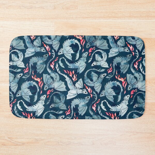 Item preview, Dragon fire dark blue designed and sold by adenaJ.
