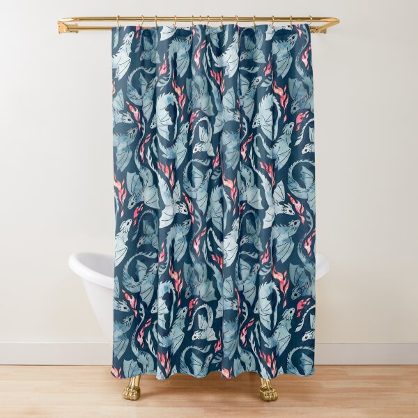 Item preview, Dragon fire dark blue designed and sold by adenaJ.