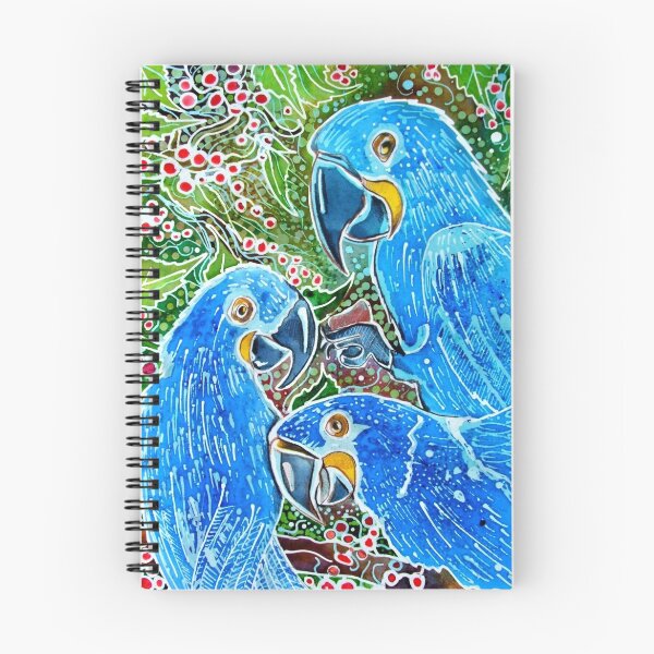 Item preview, Batik Hyacinth Macaw designed and sold by Dawn Paws.