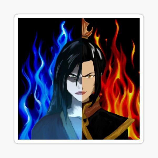 Azula Fire Princess - Fire Lord Azula split Sticker