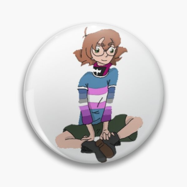 Item preview, Butch Lesbian Pride Pidge Katie Holt Green Paladin designed and sold by feardeargcrafts.
