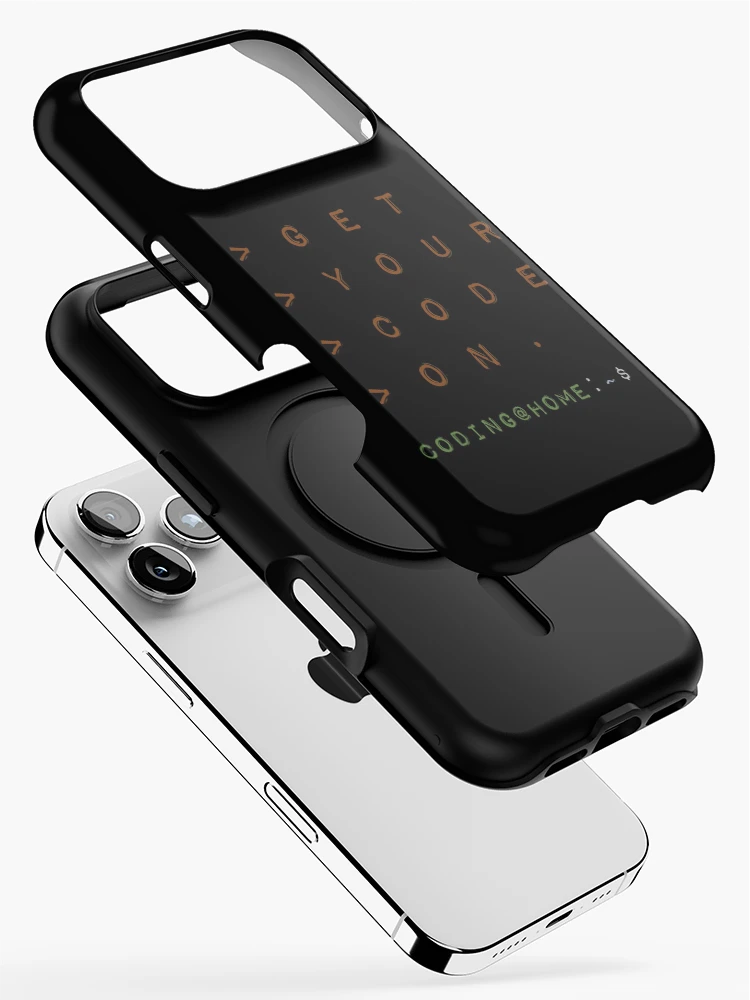 Thumbnail 2 of 4, iPhone Case, Get your code on - Coding Scripting Terminal designed and sold by MoPaws.