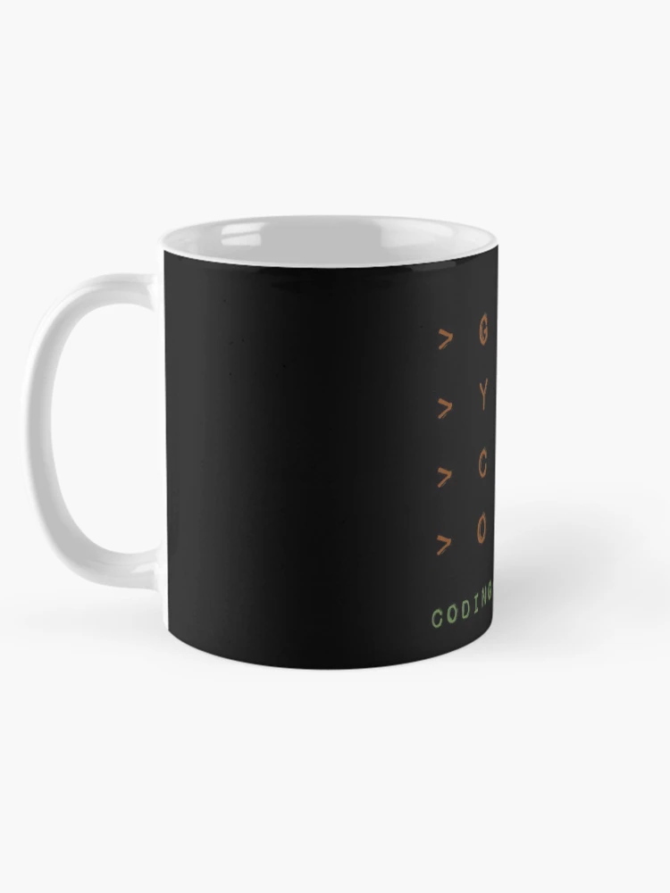 Thumbnail 5 of 6, Coffee Mug, Get your code on - Coding Scripting Terminal designed and sold by MoPaws.