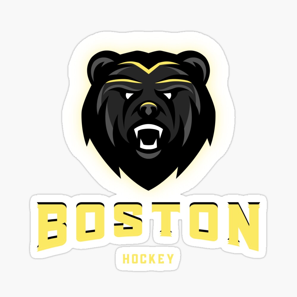 Boston Bruins Hockey Photographic Print by BVHstudio