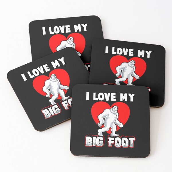 Item preview, I Love My Bigfoot designed and sold by friendlyspoon.