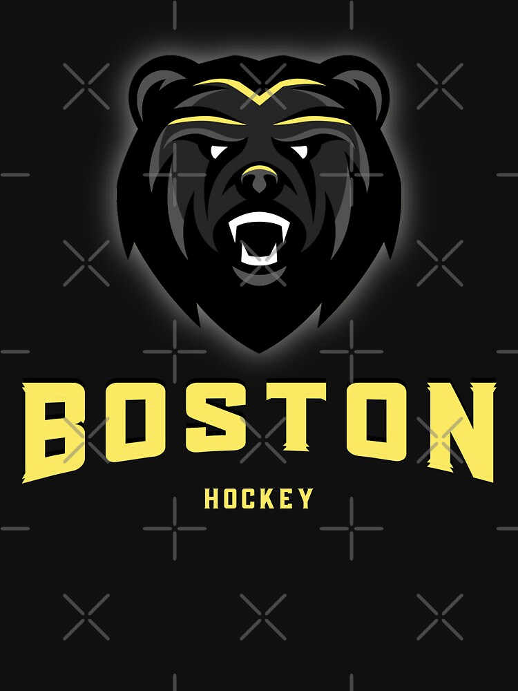 Boston Bruins Hockey Pullover Hoodie by BVHstudio