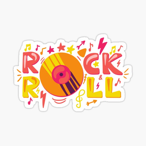 Item preview, Colorful Rock and Roll Design designed and sold by PayoutStream.