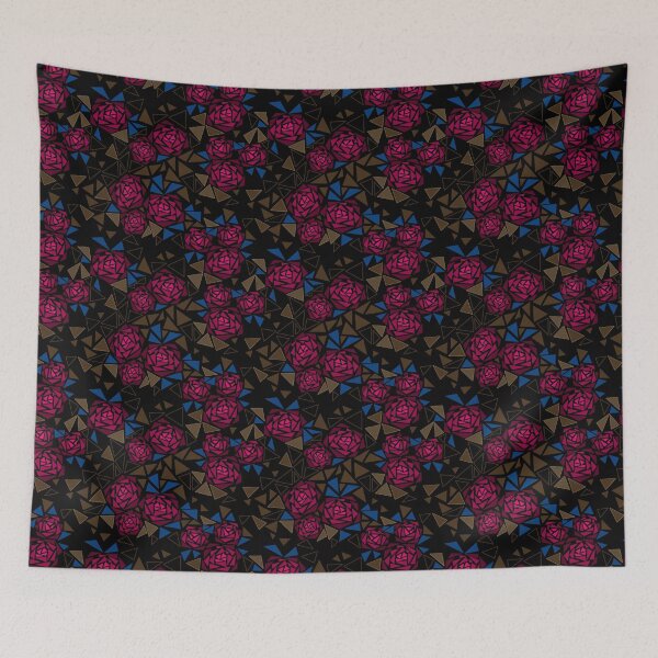 Item preview, Geometric pattern . Crystals .Roses . designed and sold by fuzzyfox.