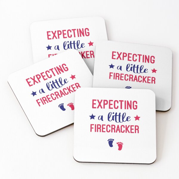 Item preview,  Expecting a Little Firecracker : 4th of July Pregnancy Announcement | Patriotic Baby Reveal Maternity  Pregnant Mom to Be  designed and sold by Chamssou.