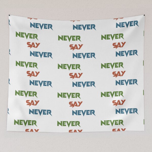 Item preview, Never Say Never Mask designed and sold by basitcv.