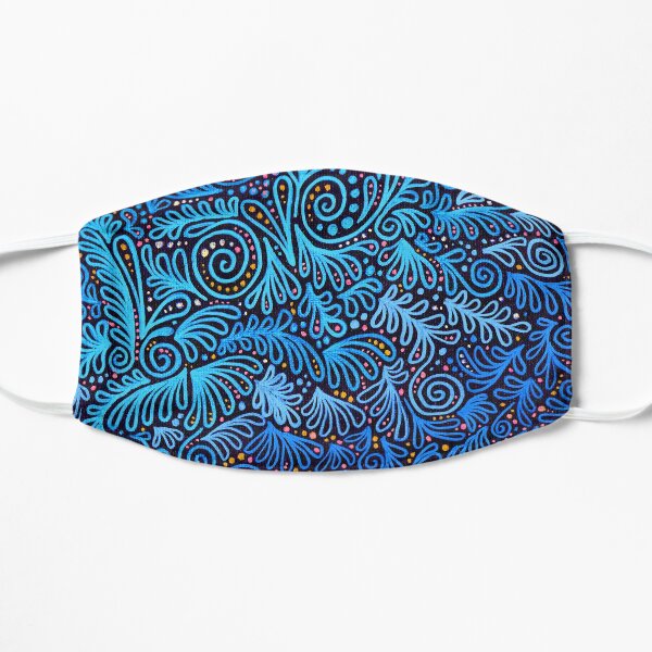 Cool blue ocean love Mask
