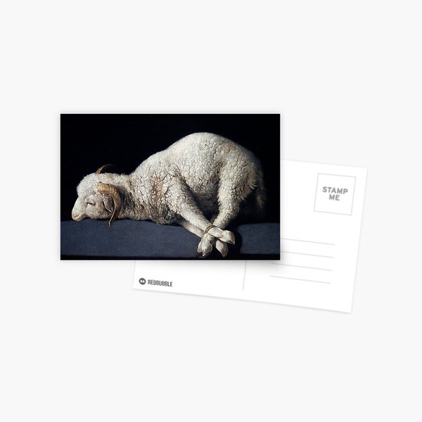 Item preview, Agnus Dei Painting by Francisco de Zurbarán designed and sold by Beltschazar.