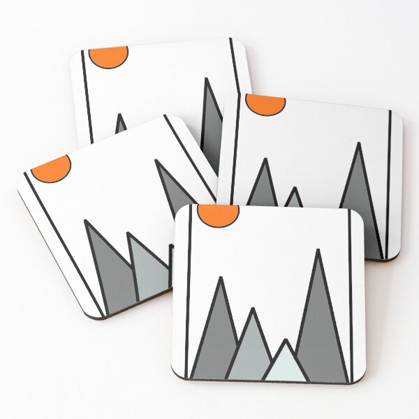 Item preview, Minimalist Mountain Tops designed and sold by Devin-FK.
