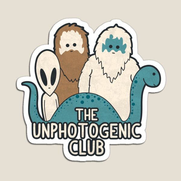 Item preview, Unphotogenic Club designed and sold by HandsOffMyDinosaur.