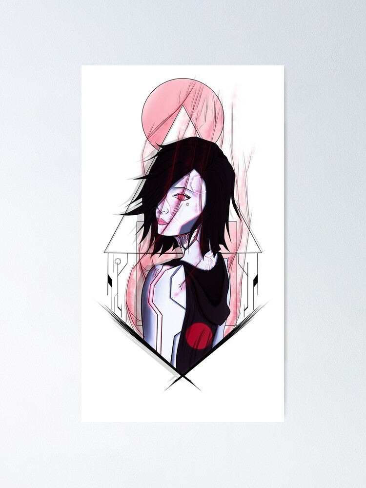 Cyberpunk Minimalistic Female Character Poster By Yunoart66 Redbubble 2742